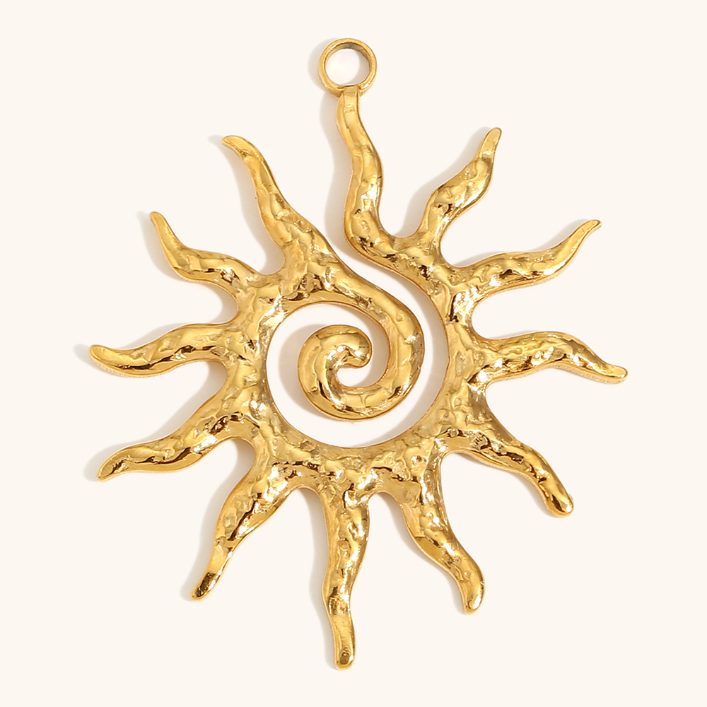 1:Sun pendant-gold
