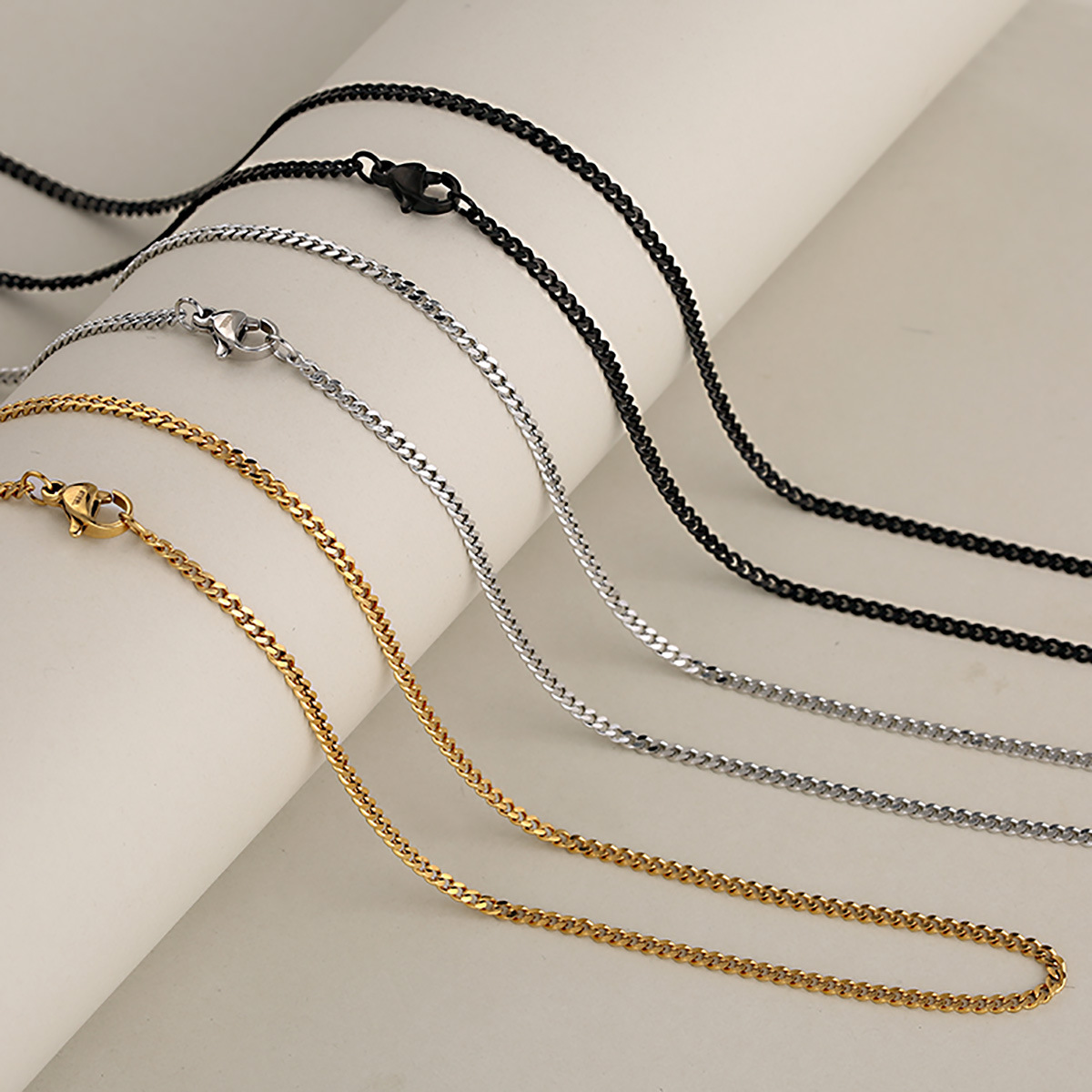 7:Gold 2mm grinding chain 55cm