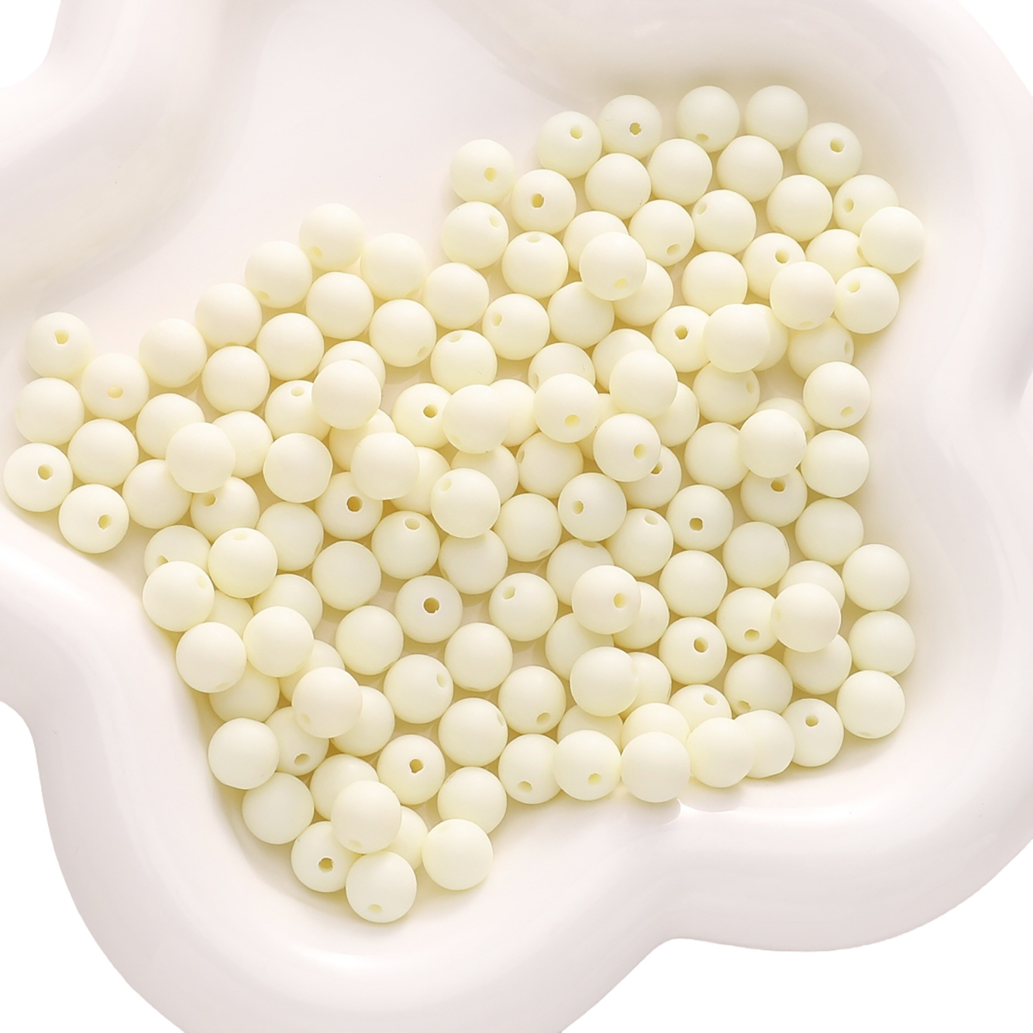 Beige 8mm 100 pieces/pack