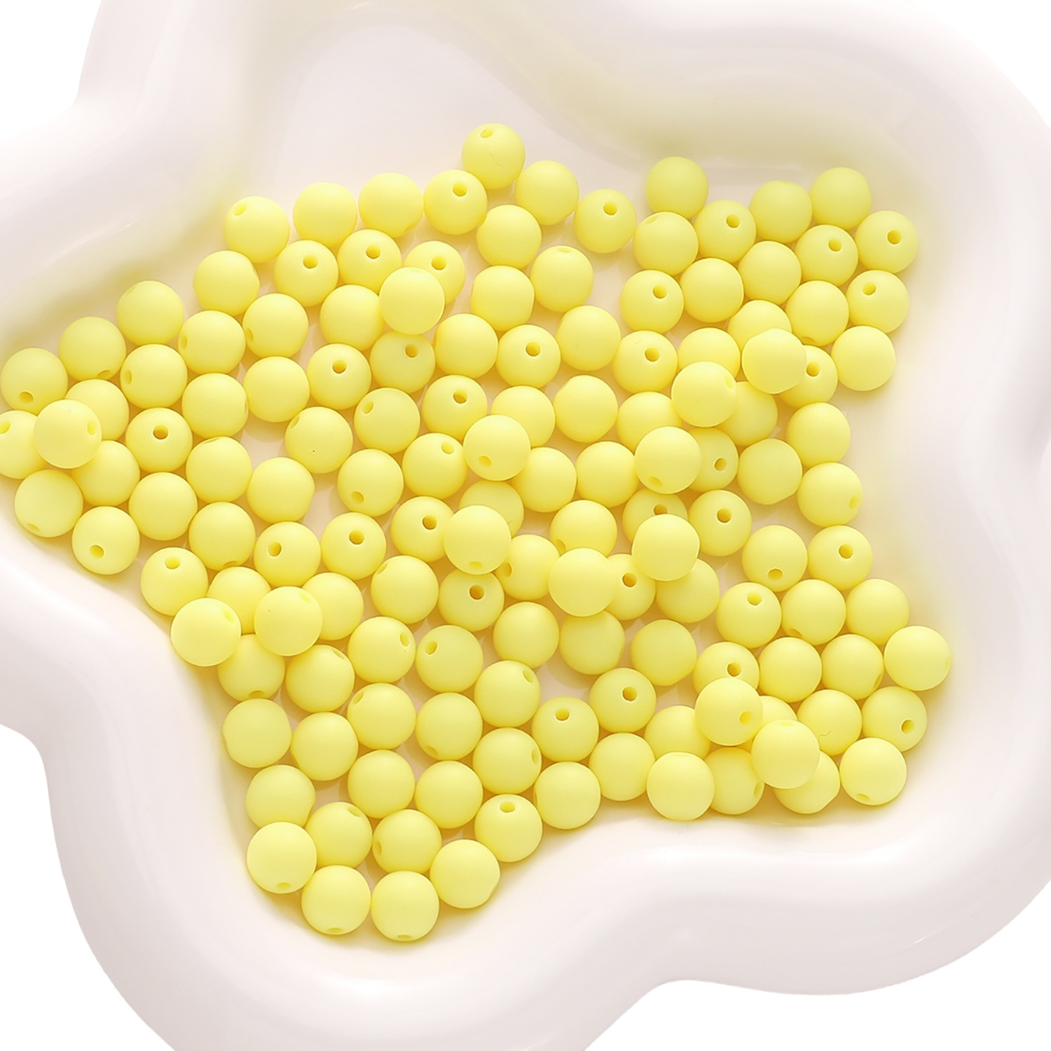 Egg yellow 8mm 100 pieces/pack