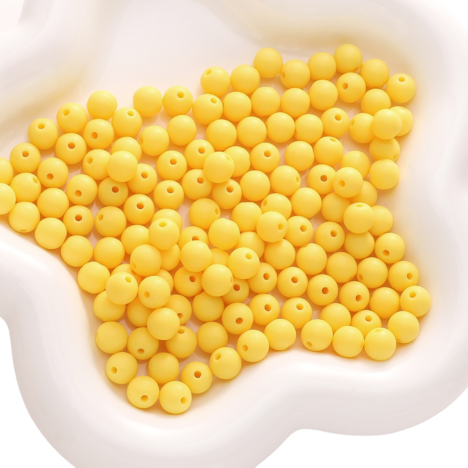 Dark yellow 8mm 100 pieces/pack