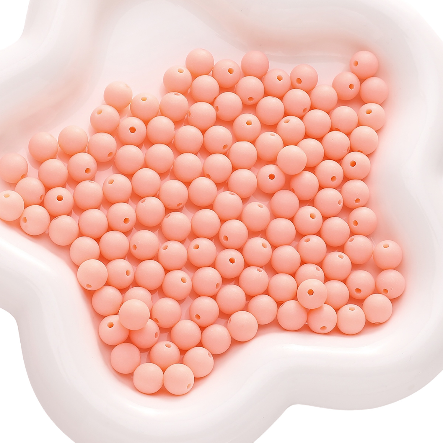 Light snow bud 8mm 100 pieces/pack