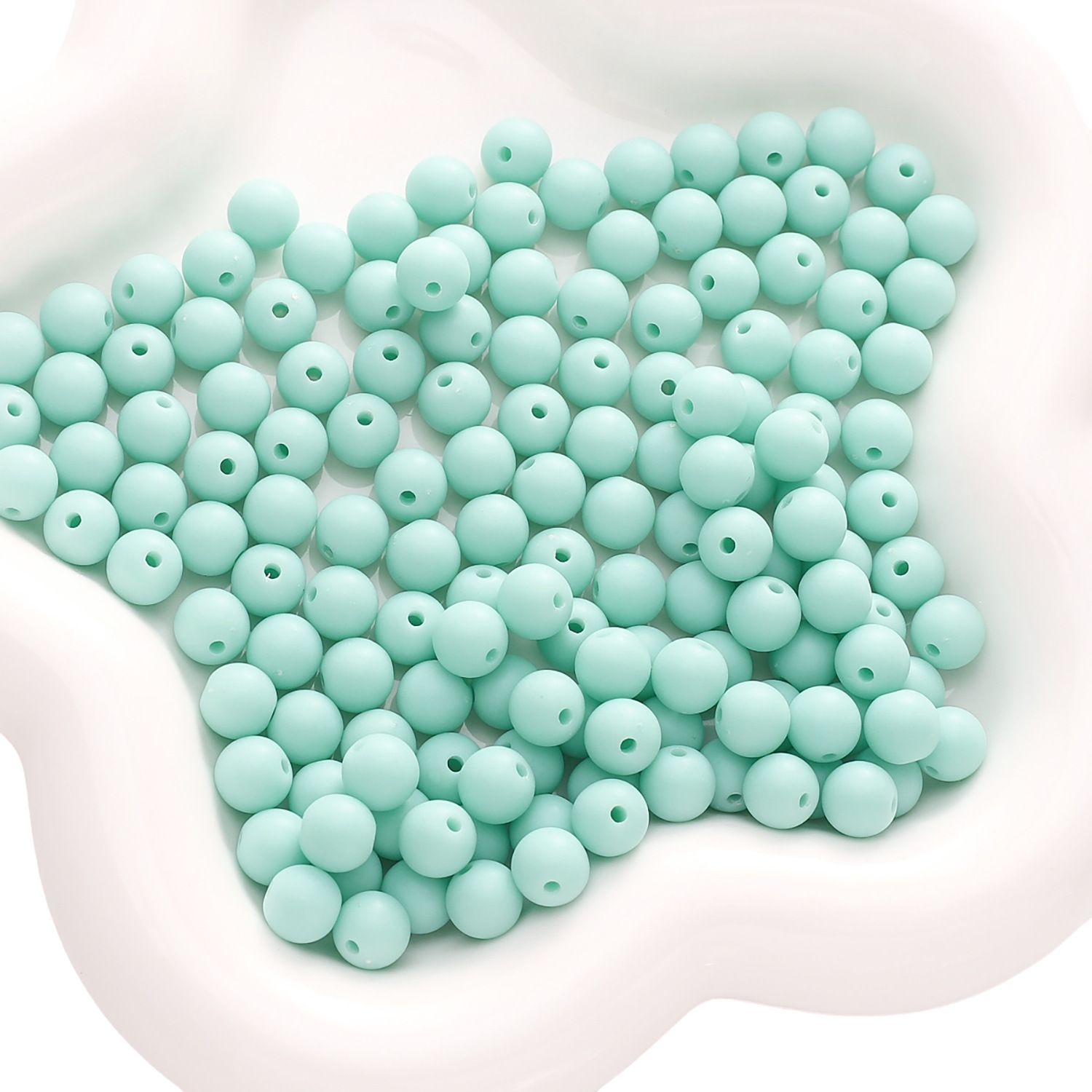 Aqua 8mm 100 pieces/pack