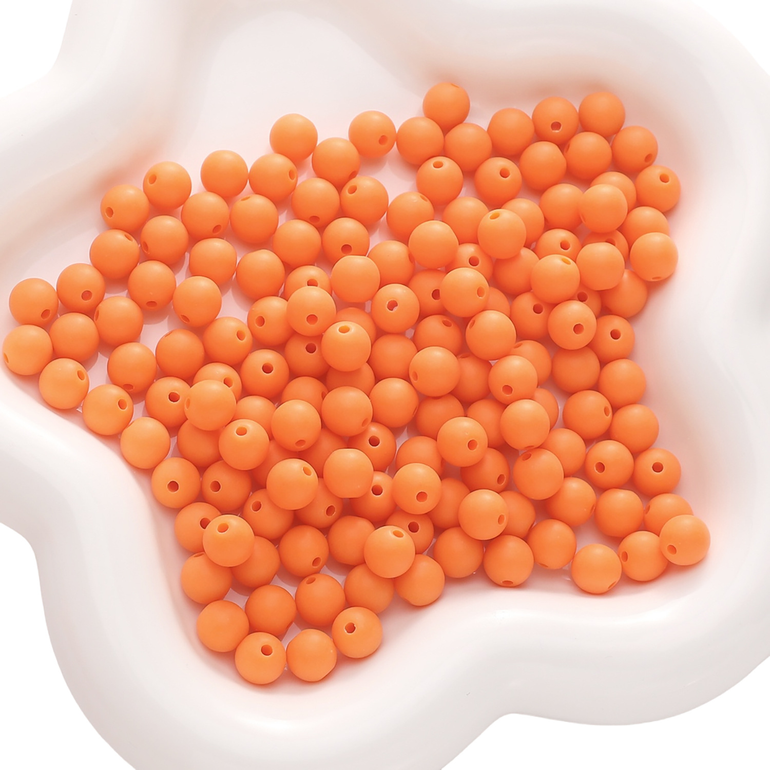 Orange red 10mm 50 pieces/pack