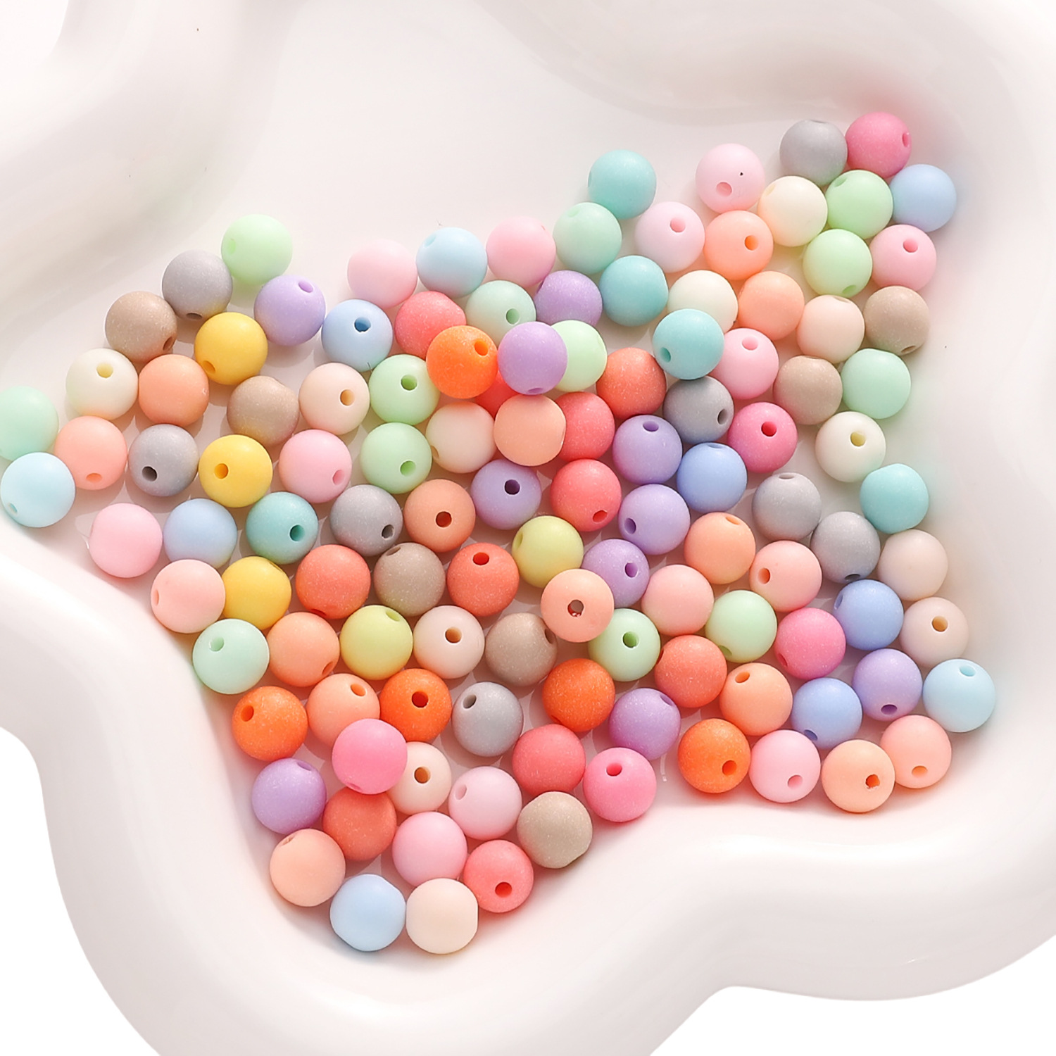 Randomly mixed colors 10mm 50 pieces/pack
