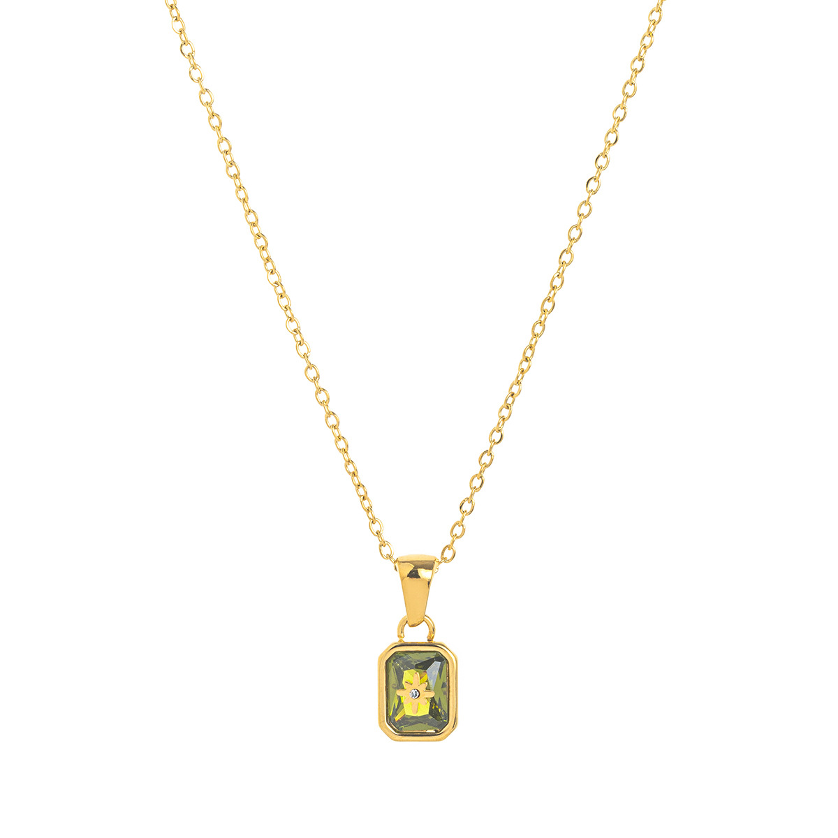 8:August-Gold Necklace