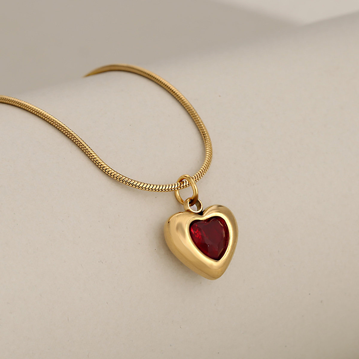 Gold - Red stone