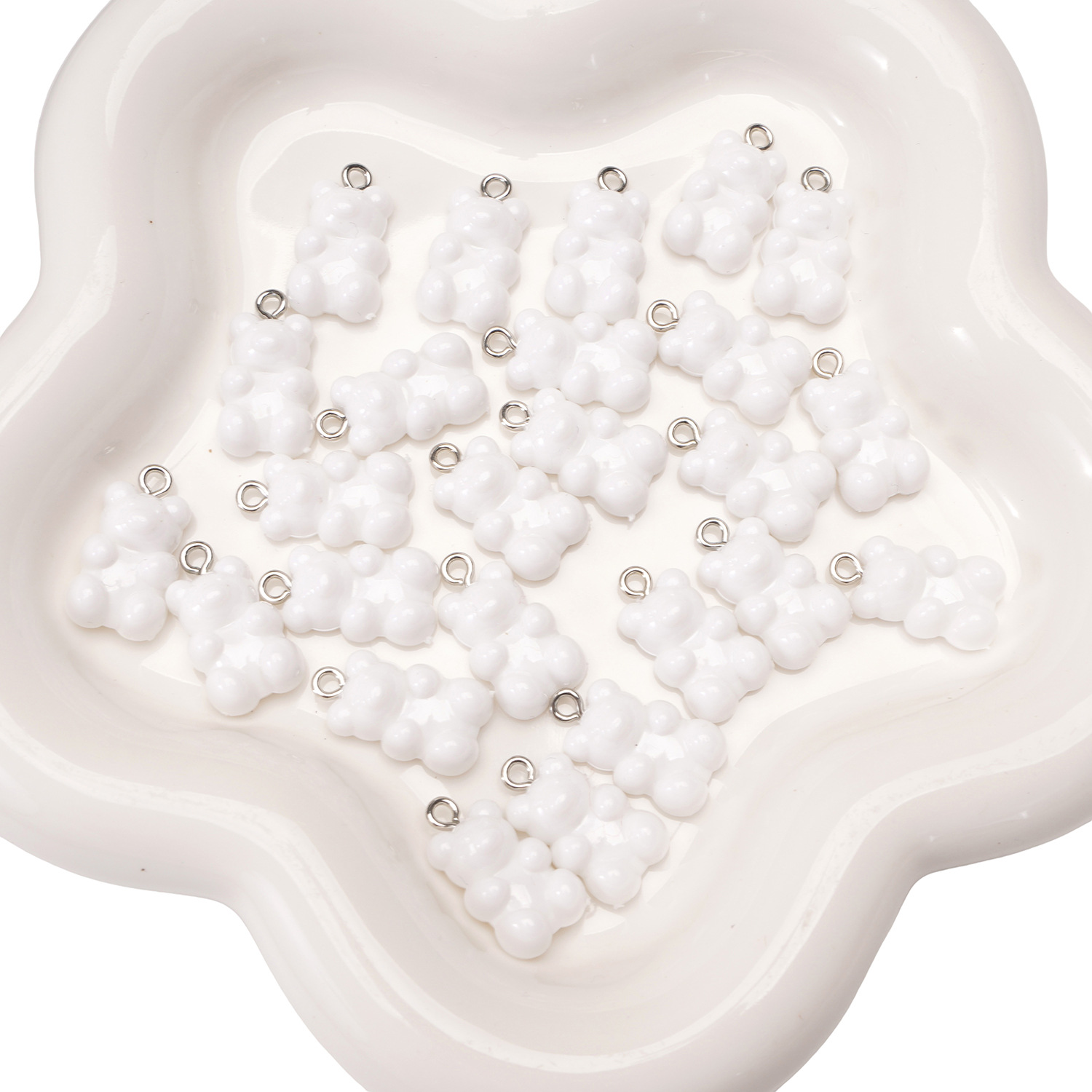 1:White 11x21mm 5 pcs/pack