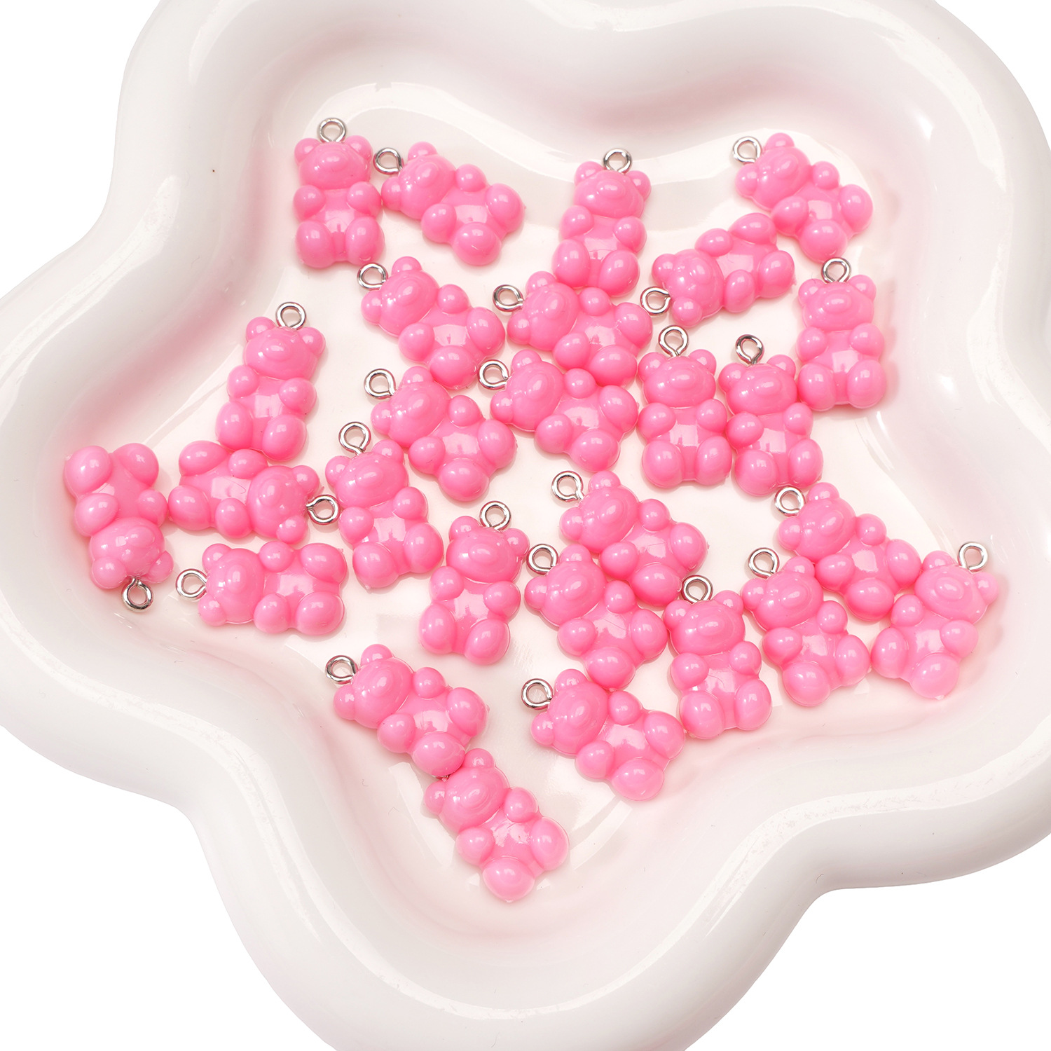 4:Dark pink 11x21mm 5 pcs/pack