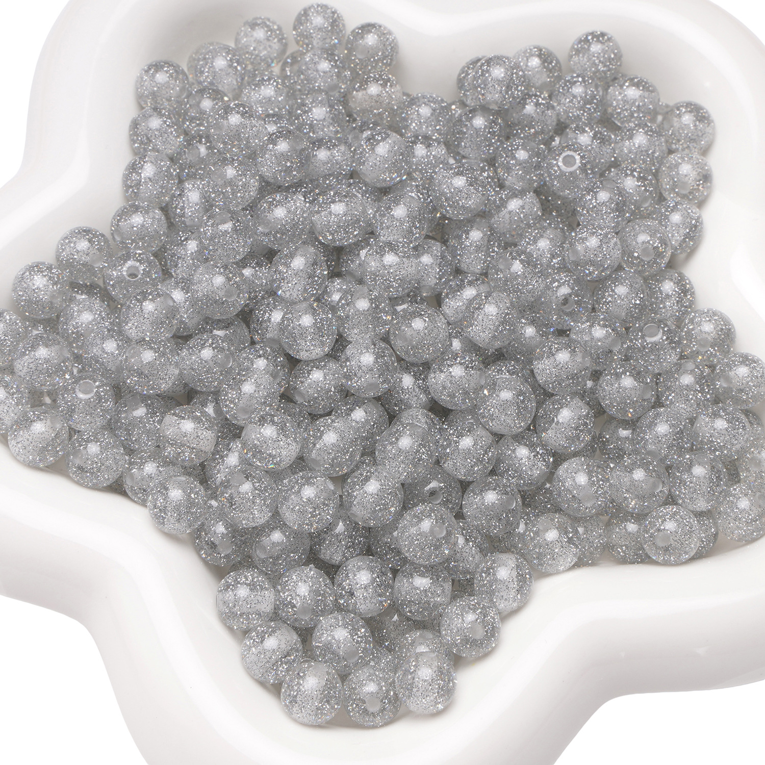 Gray 8mm 20 pieces/pack
