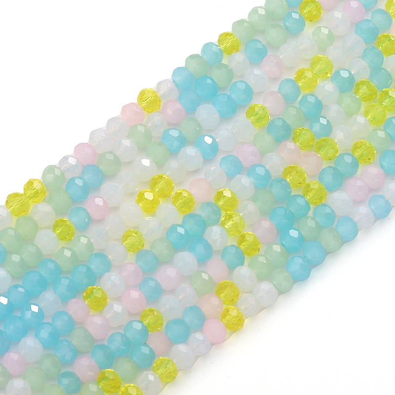 Qingfeng jasmine white 3mm 36cm/strip, about 120 p