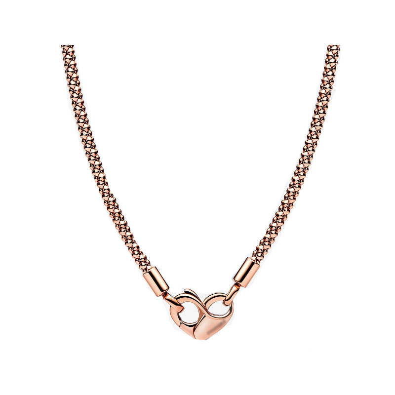 3:Rose gold necklace