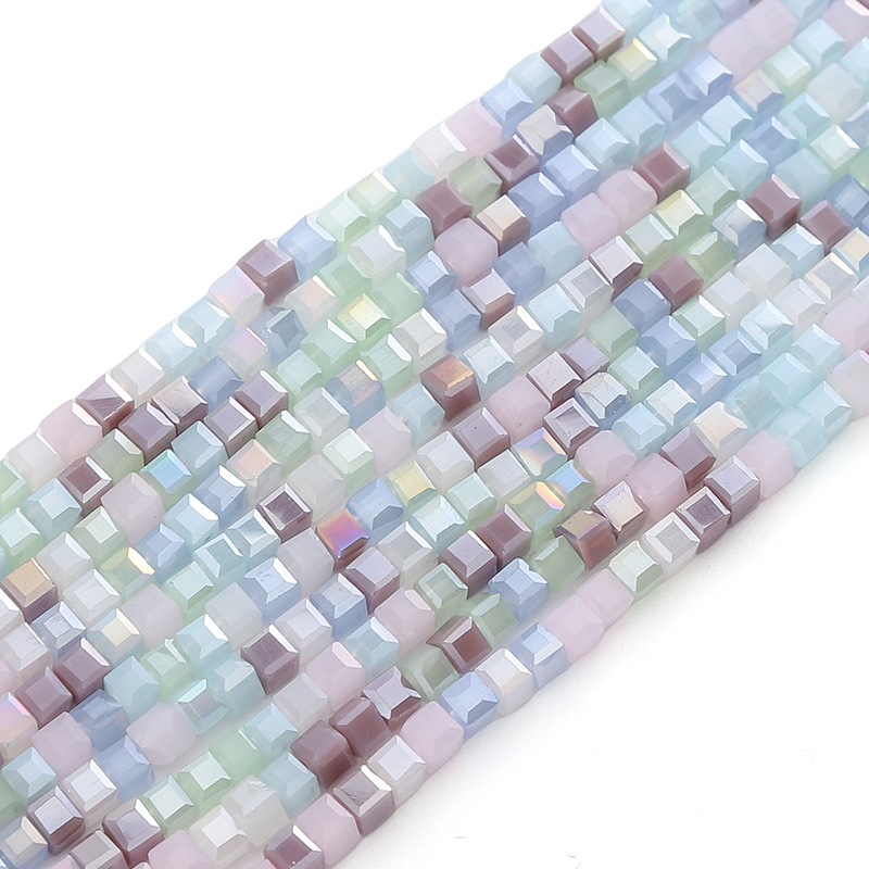 12:Crushed ice blue 2mm 45cm/strip, about 180 pieces