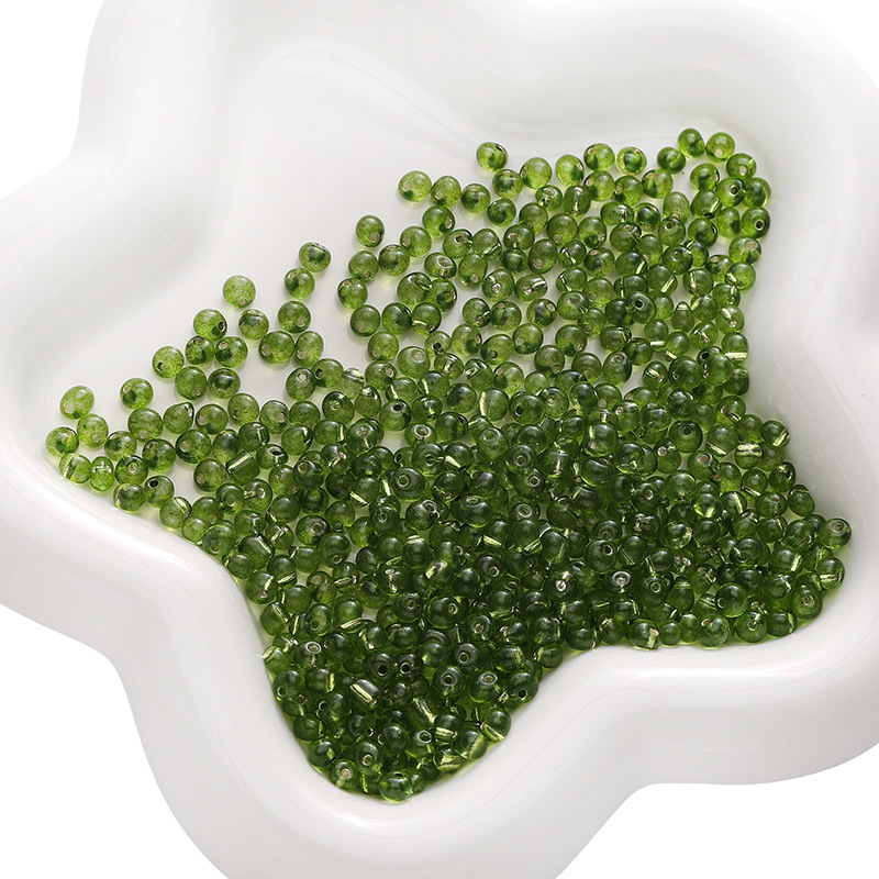 18:Grass green 4mm 10g/pack about 110 pieces