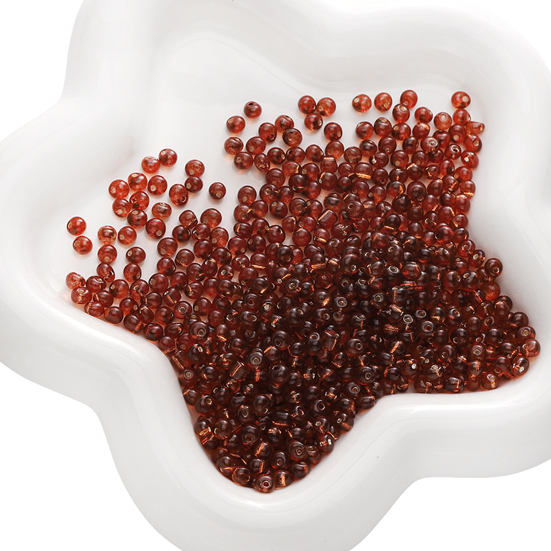 23:Red coffee 4mm 10g/pack about 110 pieces