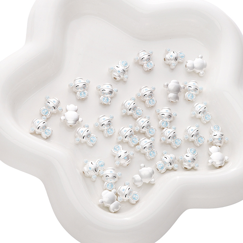 2:Silver-blue dripping oil 12x12mm 1 piece/pack