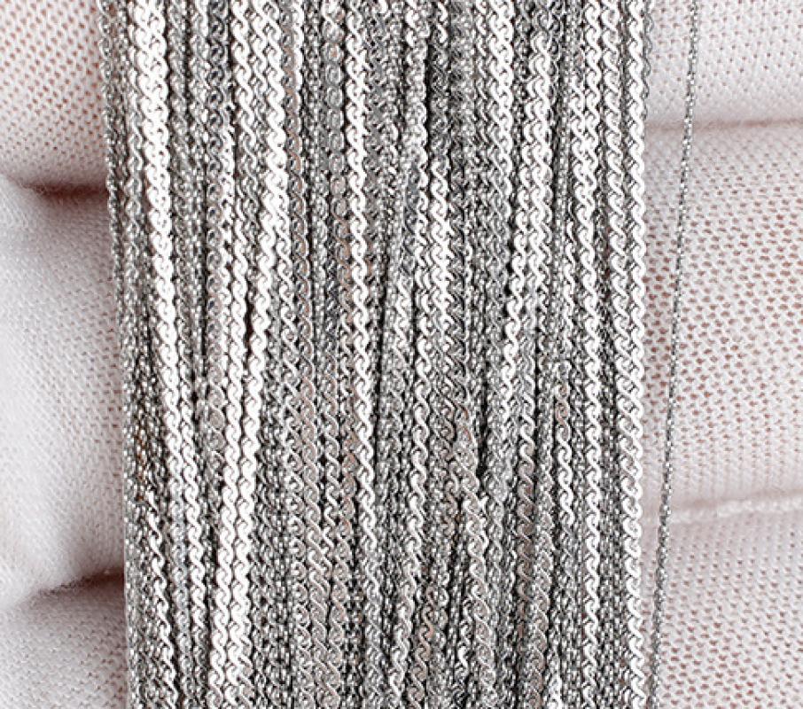 1:Flat S chain steel color 10 45cm