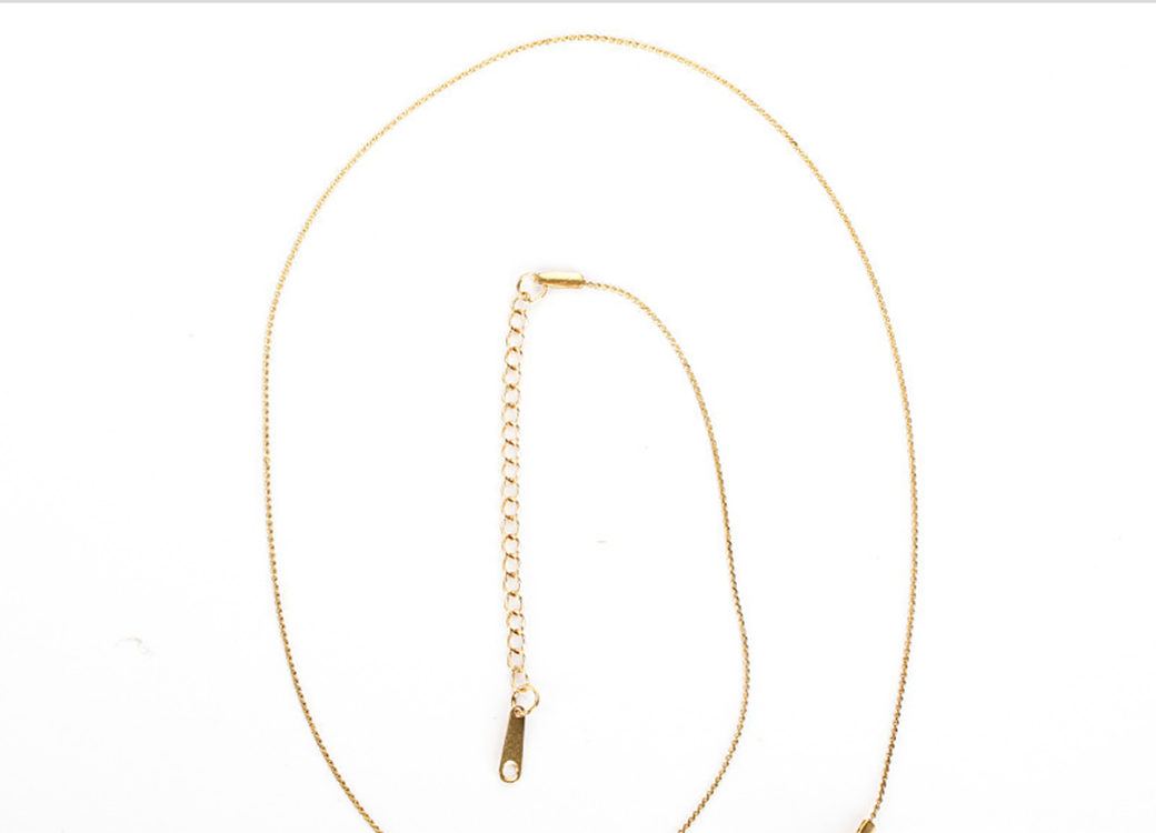 2:Flat S-chain gold 10 45cm