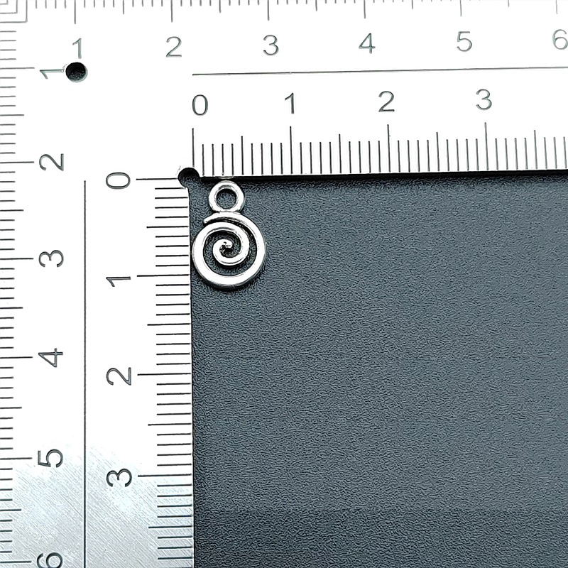 2:antique silver small swirl