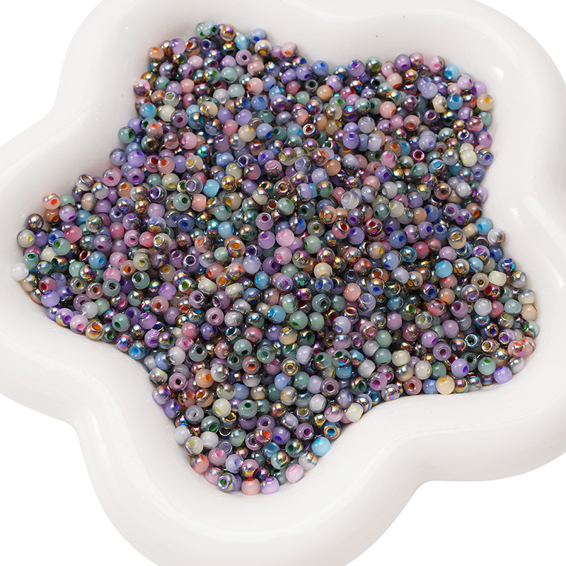 17:Randomly mixed colors 4mm 10g/pack about 160 pieces