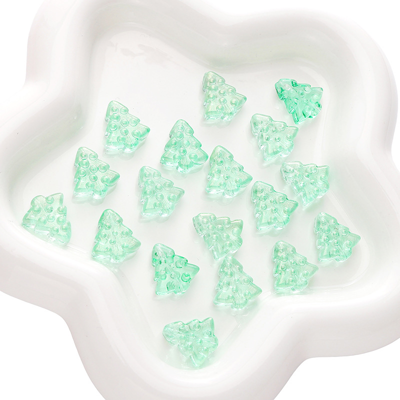 7:Gold powder blue green 15x16mm 10 pcs/pack