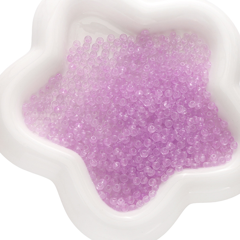 16:Agate purple 2x4mm 10g/pack about 150 pieces