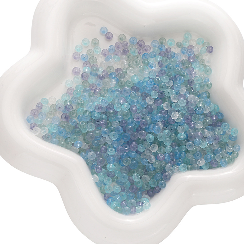 24:Jade blue 2x4mm 10g/pack about 150 pieces