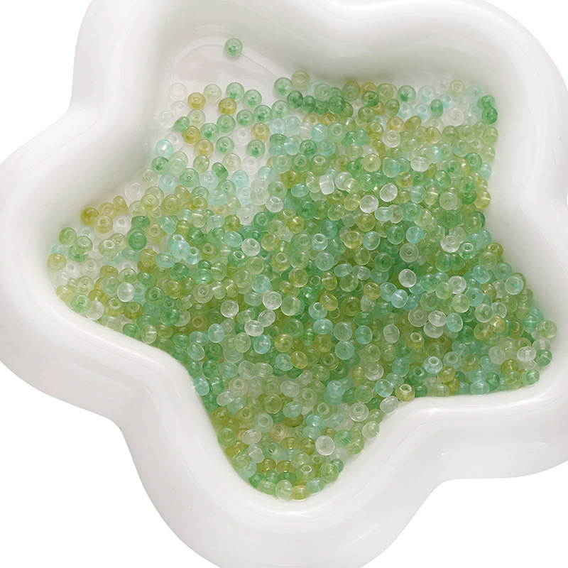 26:Jade green series 2x4mm 10g/pack about 150 pieces