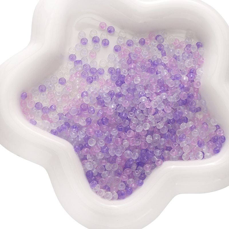 27:Jade purple series 2x4mm 10g/pack about 150 pieces