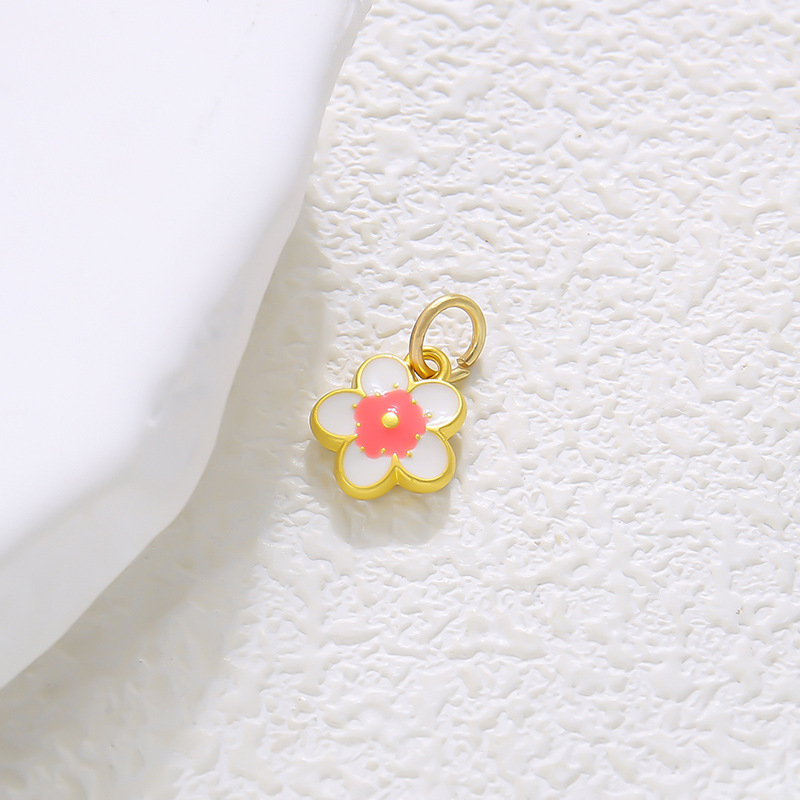 2:White cherry blossom pendant