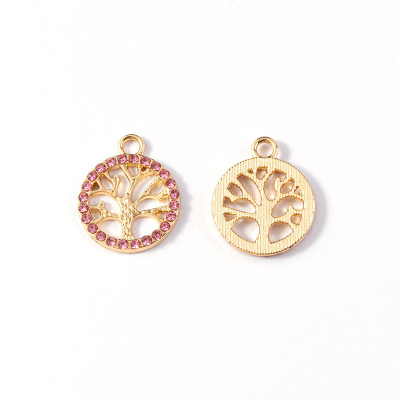 2:2# pink diamond life tree KC gold
