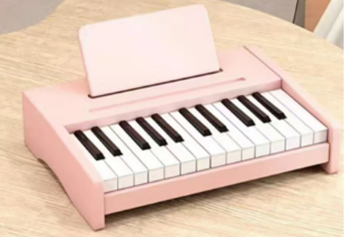 Battery 25 key pink - Send key sticker   sheet music