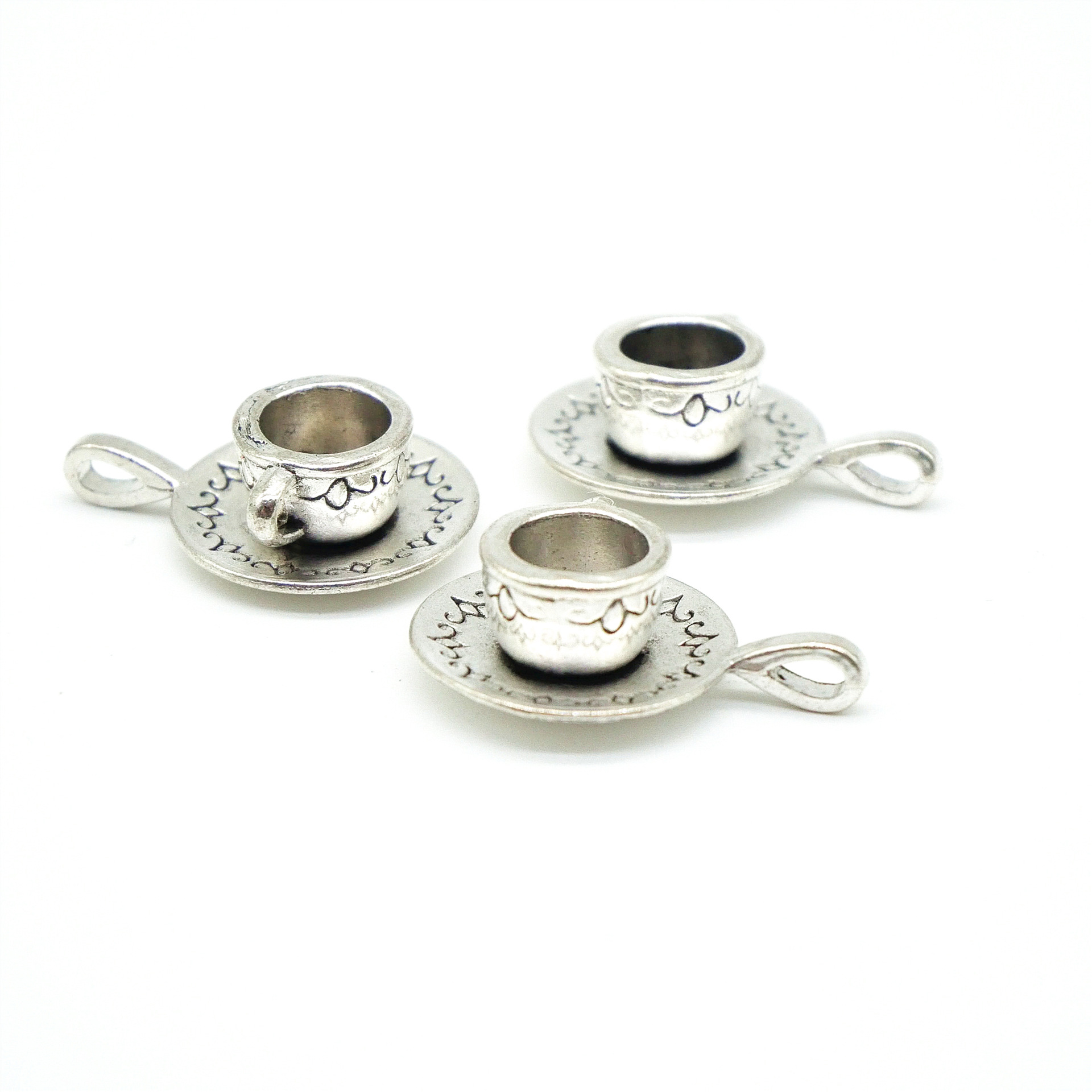 2 couleur argent antique