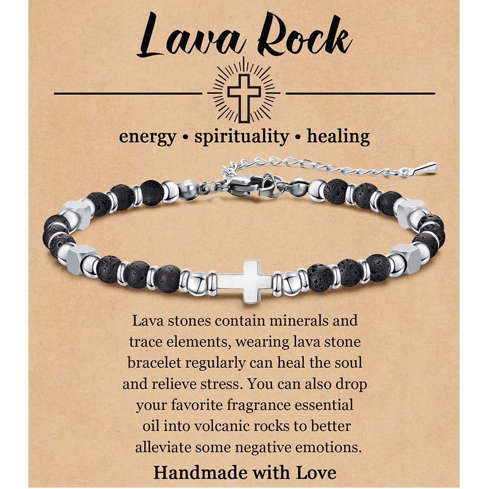 14:cross-volcanic stone