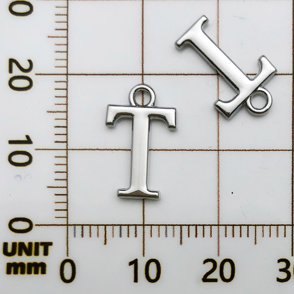 21:1 white k rack plated letter t-10x15mm-0.6g