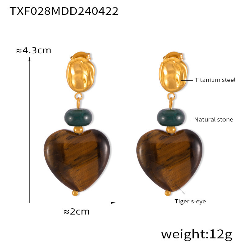 1:TXF028-Gold earrings