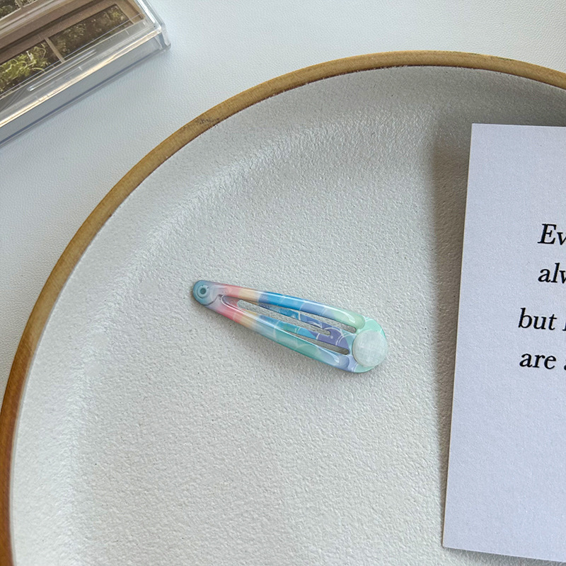 4:[4] color water droplets hairpin