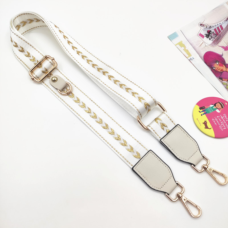 3:White gold arrow shoulder strap