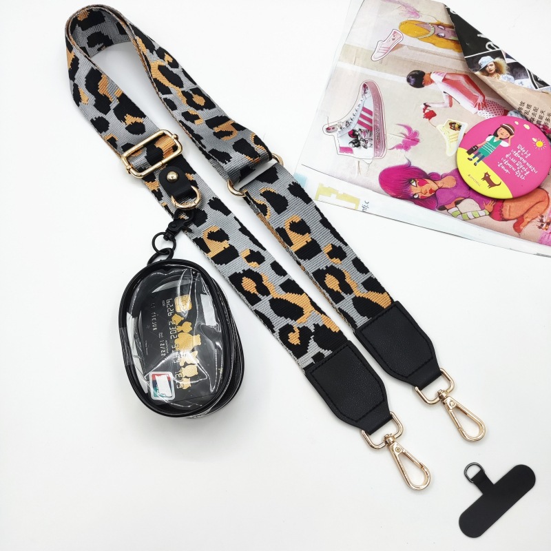 20:Gray leopard print three-piece set