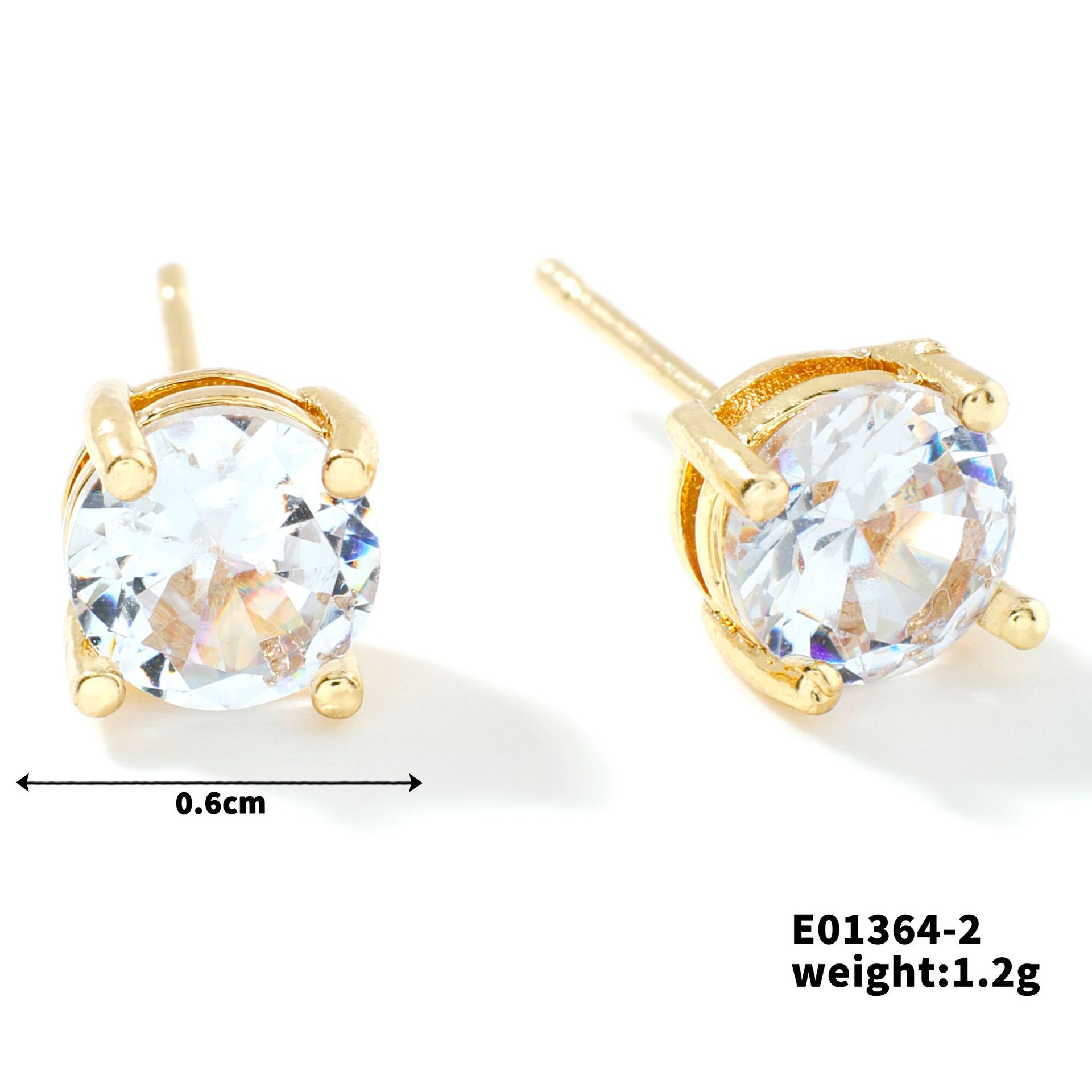 2:08 golden white diamond-four claws 0.6