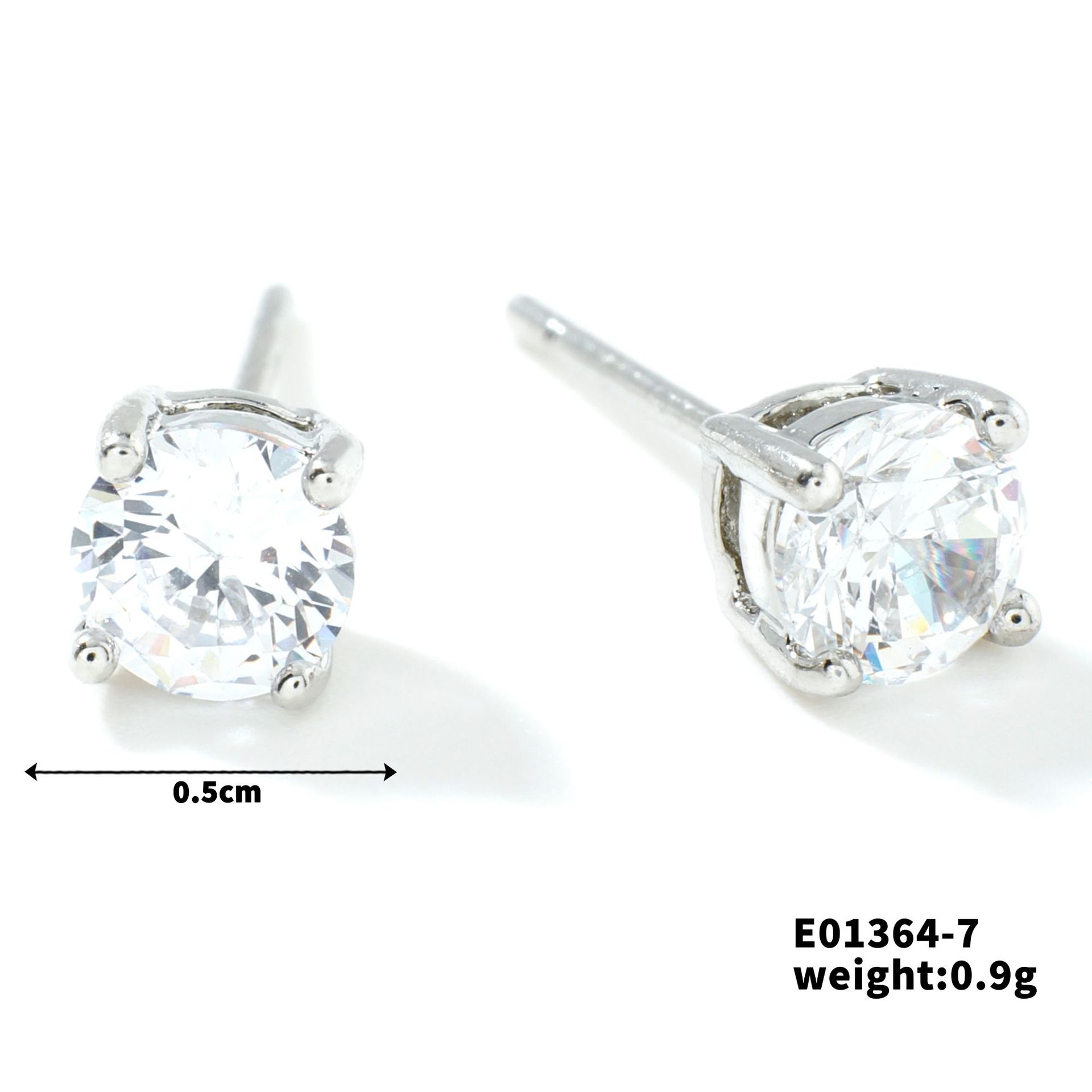 7:White k white diamond-four claws 0.5