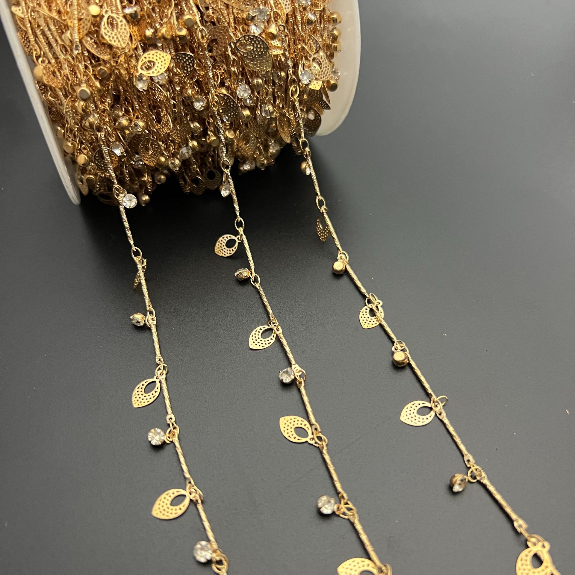 2:Flower stick + oval piece + diamond