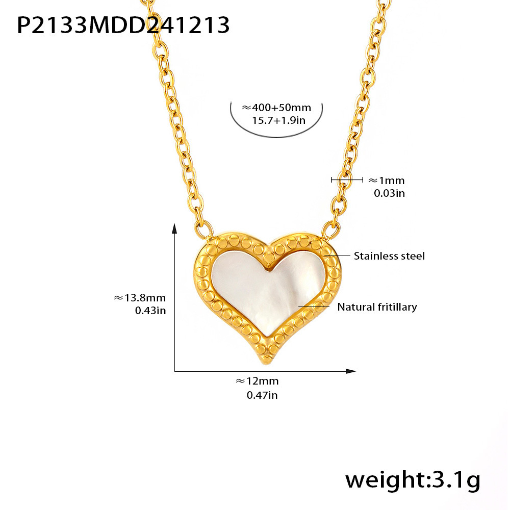 1:P2133-gold love necklace