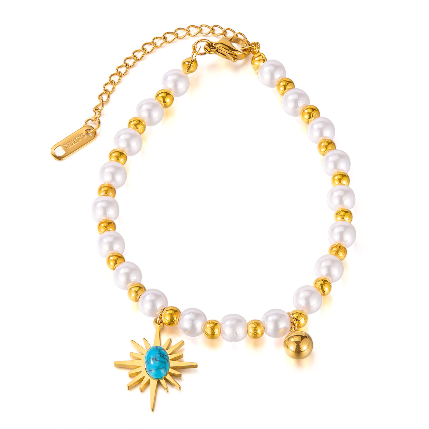 2:Gs1654-steel bracelet gold