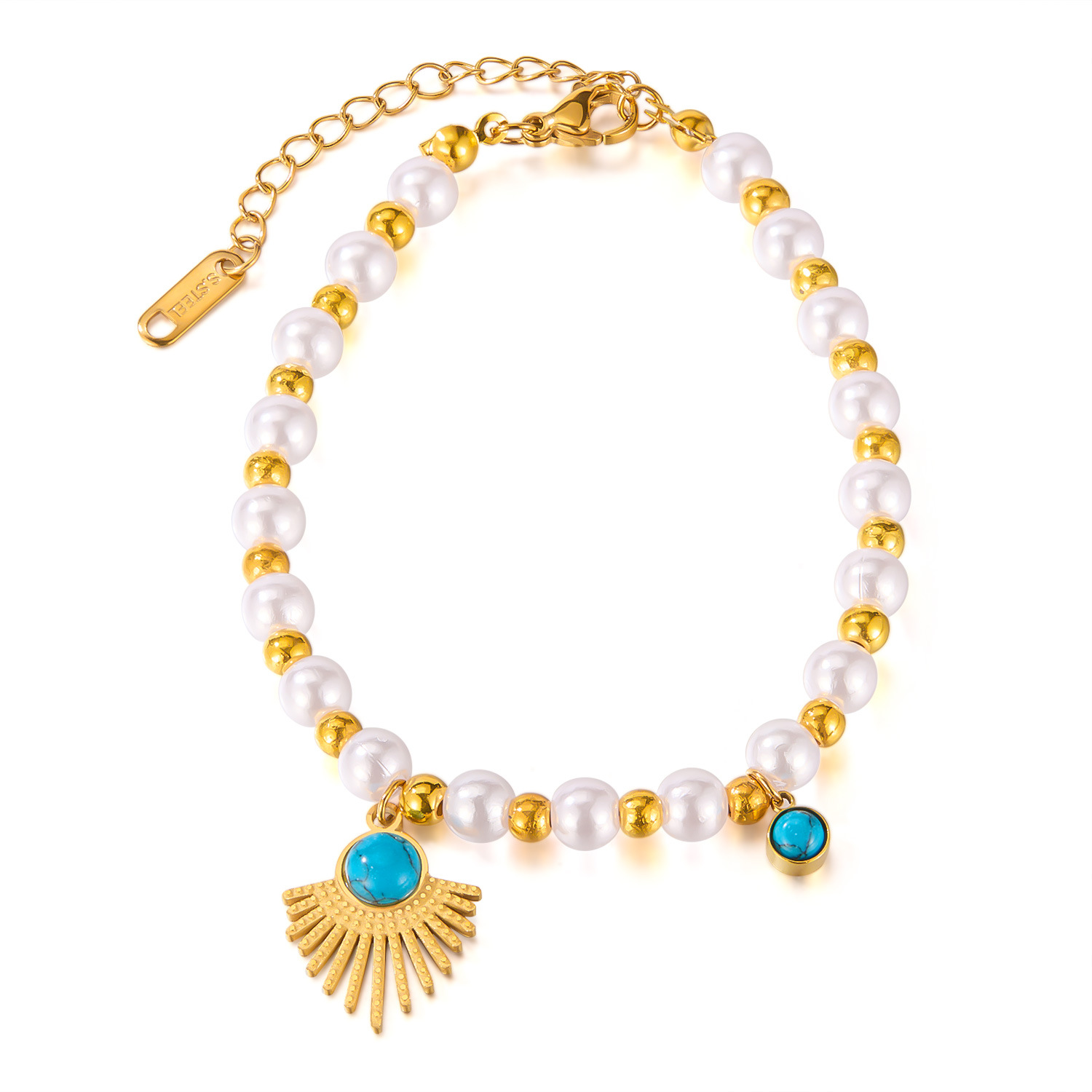 3:Gs1655-steel bracelet gold