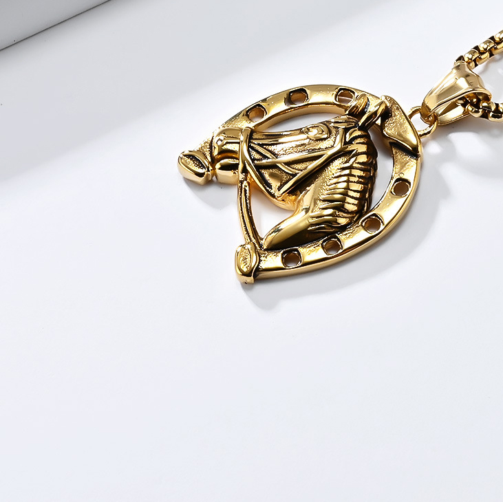 2:Gold single pendant