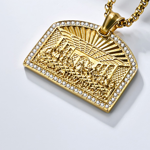 2:Gold single pendant