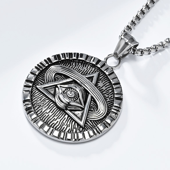 1:Steel color single pendant