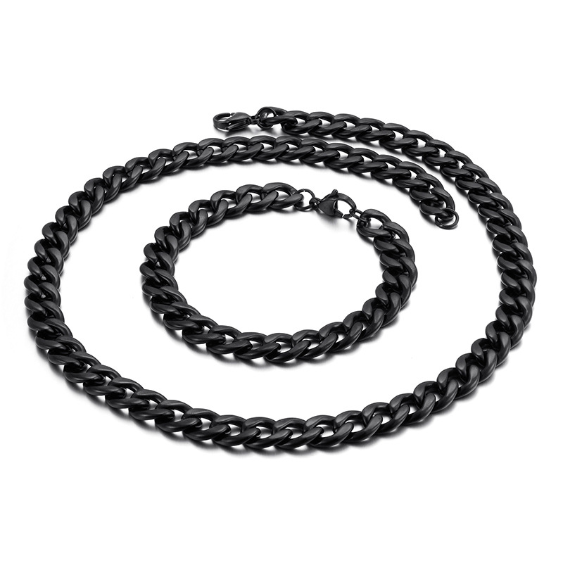 Black 1:1NK chain [10mm]] 18cm