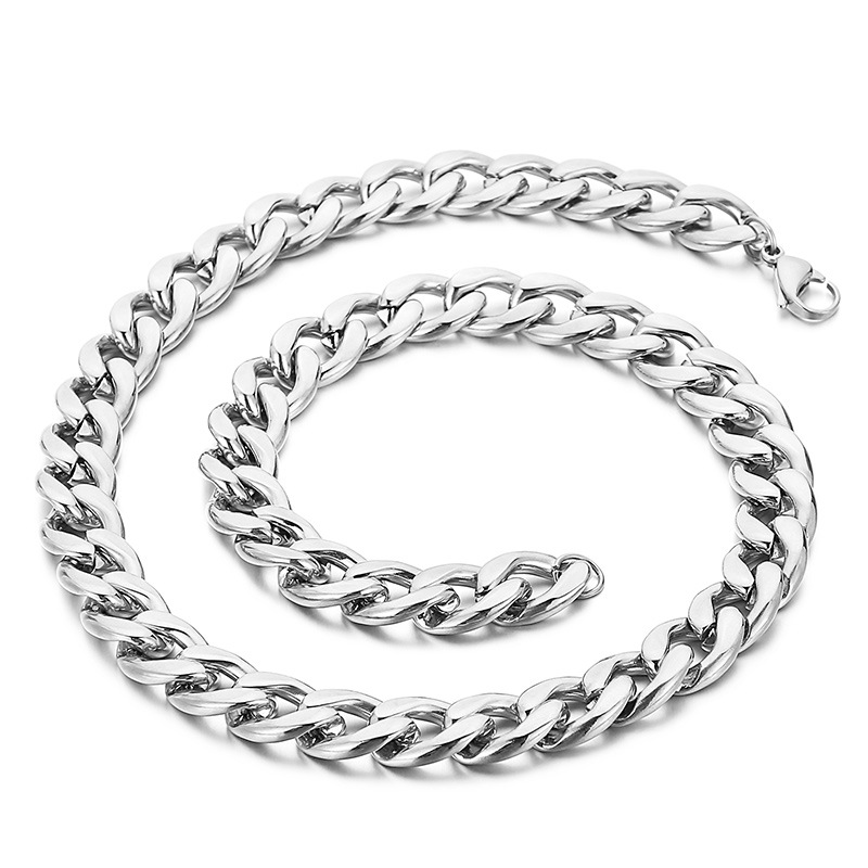 Steel color 1:1NK chain [13mm]] 18cm